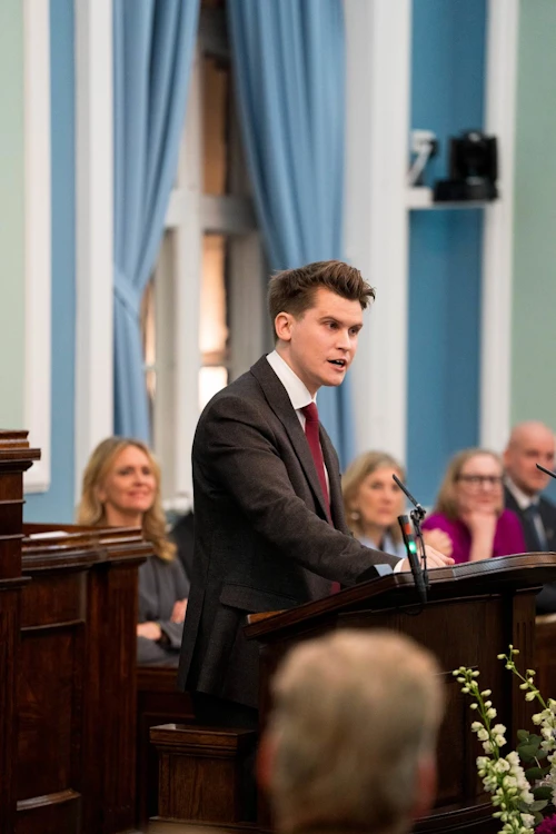 Jóhann Páll Jóhannsson, umhverfis-, orku- og loftslagsráðherra, mælir fyrir frumvörpum á Alþingi.