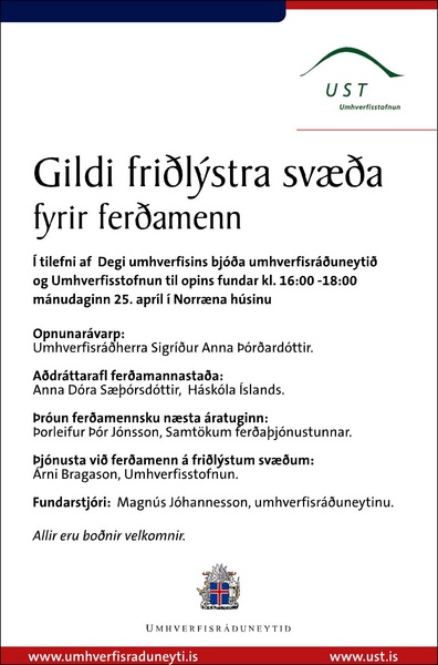 Gildi friðlýstra svæða