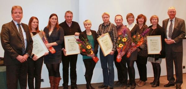 Frá afhendingu viðurkenninga fyrir vinnuverndarstarf Frá afhendingu viðurkenninga fyrir vinnuverndarstarf